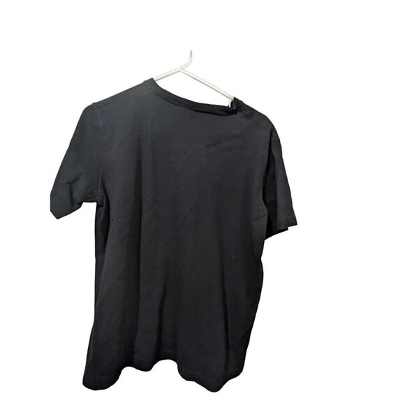 KIM ROGERS CASUAL KNIT TOP-Size PM SHORT SLEEVE- Black Red Poppy - Picture 2 of 7